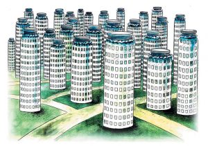 dessin banlieu bocal